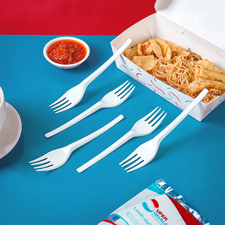 Garpu Plastik 25 Pcs Super Quality