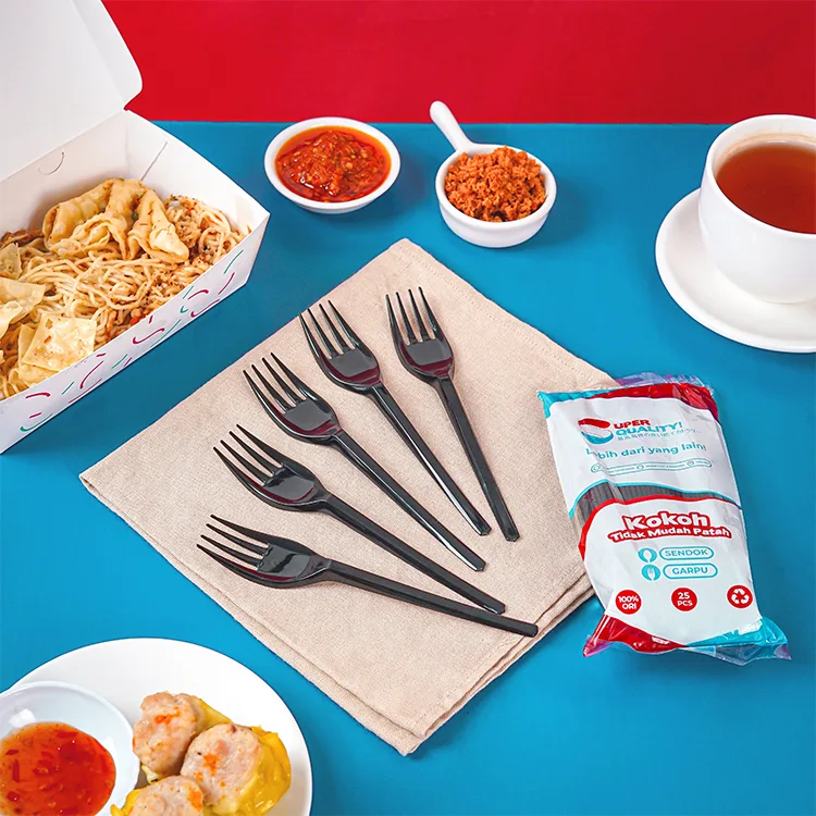 Garpu Plastik 25 Pcs Super Quality