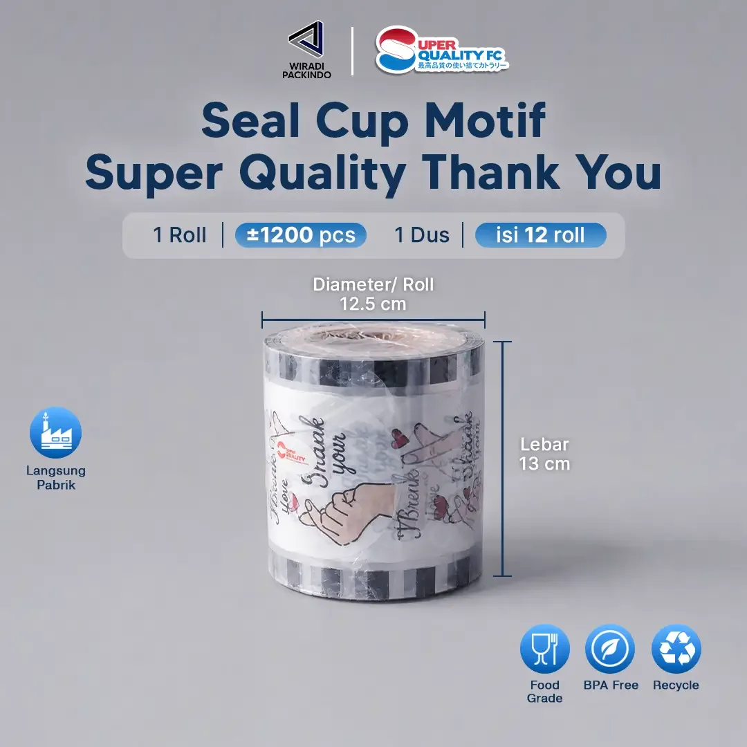 Seal Cup isi ±1200 pcs